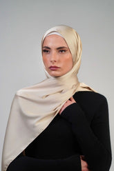 Plain Satin Hijab Voile
