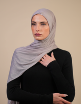 Patterned Stretch Cotton Voile