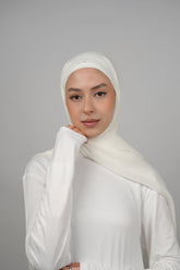 Double Pattern Chiffon Hijab Voile