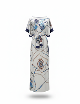 Dress with Scarf Voile
