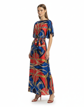 Dress with Scarf Voile