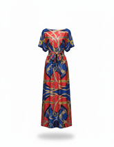 Dress with Scarf Voile
