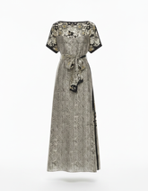 Dress with Scarf Voile