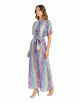 Dress with Scarf Voile