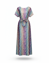 Dress with Scarf Voile