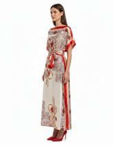 Dress with Scarf Voile