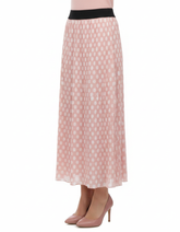 Ninon Polka Dot Maxi Skirt Voile