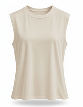 Daniele Cotton Inner Top – Pull-On Sleeveless Voile