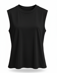 Daniele Cotton Inner Top – Pull-On Sleeveless Voile