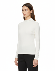 Daphnee Cotton Inner Top – Pull-On Long Sleeve Voile