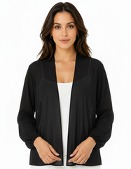 Sibylle Everyday Kimono – Open-Front V-Neck Voile