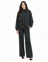 Lise Viscose Co-ord Set – High Neck Voile