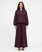 Lumine Viscose Co-ord Set – Relaxed Fit Hooded Voile