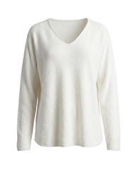 Marise Viscose Blouse – Pull-On V-Neck Voile