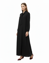 Leonie Everyday Maxi Dress – Belted V-Neck Voile