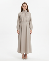 Lavande Everyday Dress – Pull-On High Neck Voile