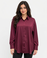 Julienne Striped Shirt – Button-Front Collared Voile