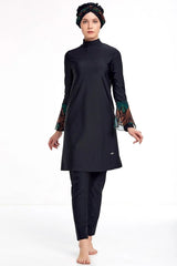 Adasea Burkini Lycra Swimsuit 4343  Voile