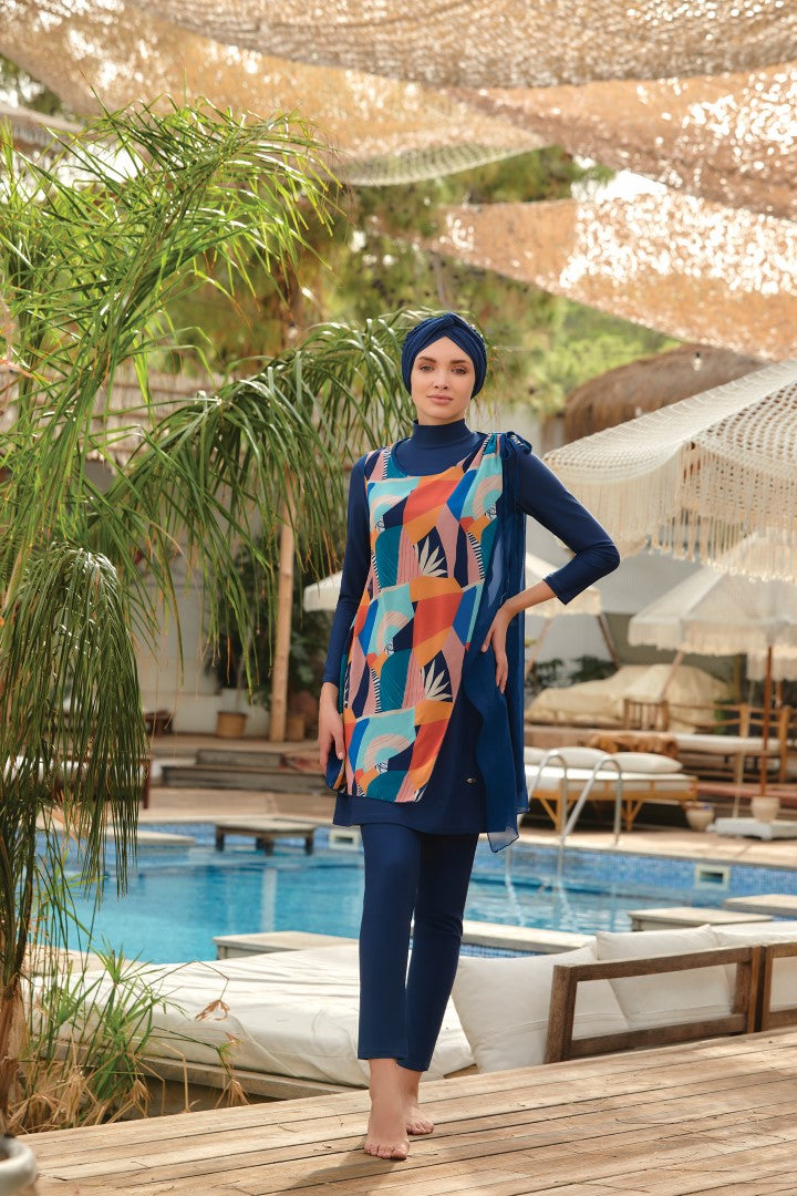 Adasea Burkini Swimsuit 4360 Voile