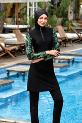 Adasea Burkini Swimsuit-4425 Voile