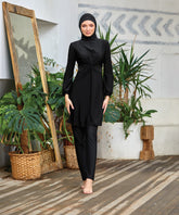 Adasea Burkini Swimsuit-4464-B Voile