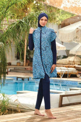 Adasea Burkini  Swimsuit-1323  Voile