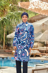 Adasea Burkini Swimsuit-1332 Voile