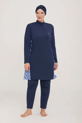 Adasea Burkini Swimsuit-4486-B Voile
