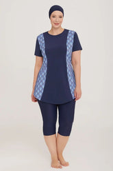 Adasea Burkini Swimsuit-3919-B Voile