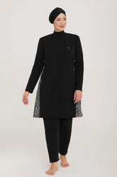 Adasea Burkini Swimsuit-4485-B Voile