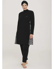 Adasea Burkini Swimsuit-4485-B Voile