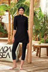 Adasea Burkini Swimsuit-3400-B Voile