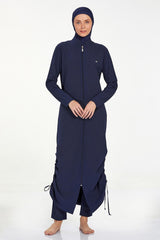 Adasea Burkini Swimsuit-4065-B Voile