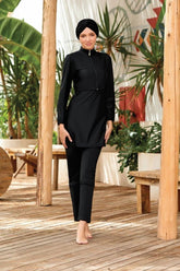 Adasea Burkini Swimsuit-4453 Voile