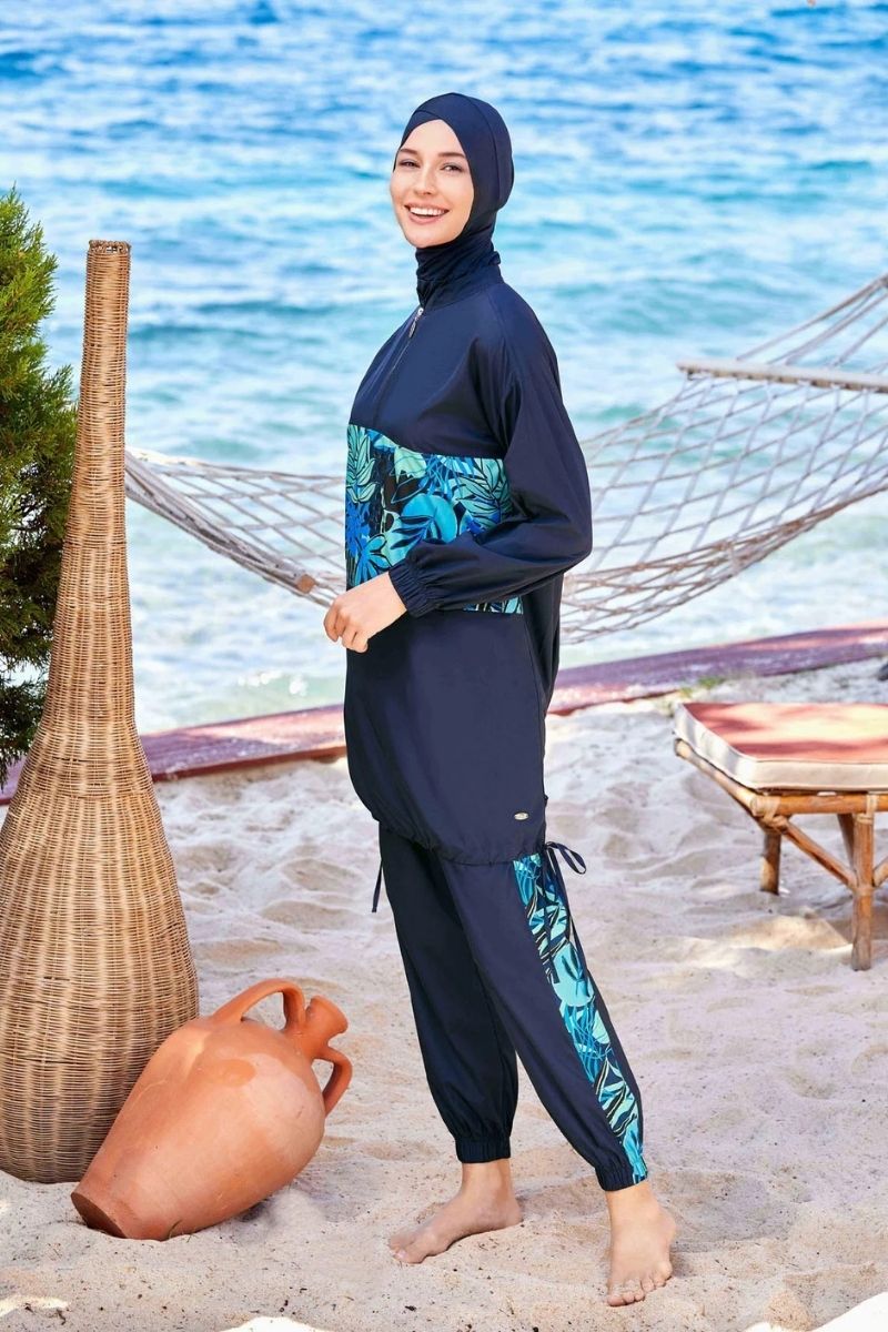 Adasea Burkini Swimsuit- 1419 Voile