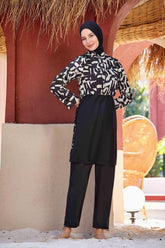 Adasea Burkini  Swimsuit- 1423  Voile