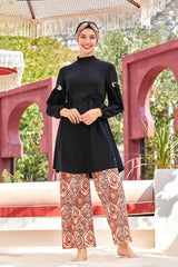 Adasea Burkini Swimsuit- 4515 Voile