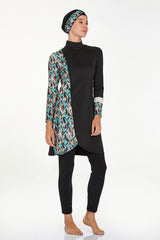 Adasea Burkini Swimsuit- 4525 Voile