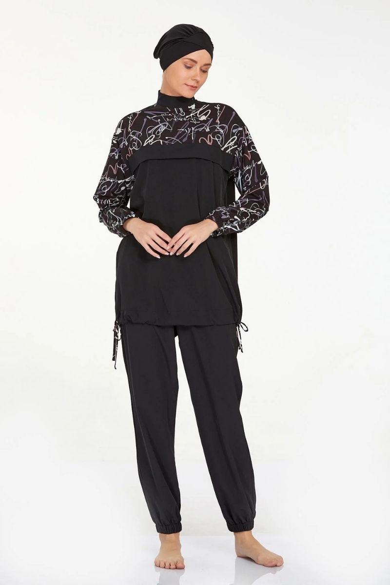 Adasea Burkini  Swimsuit- 4577  Voile