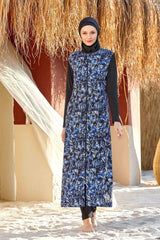 Adasea Burkini Swimsuit- 2313-B Voile