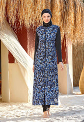 Adasea Burkini Swimsuit- 2313-B Voile