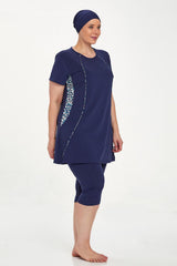 Adasea Burkini Swimsuit- 3934-B Voile