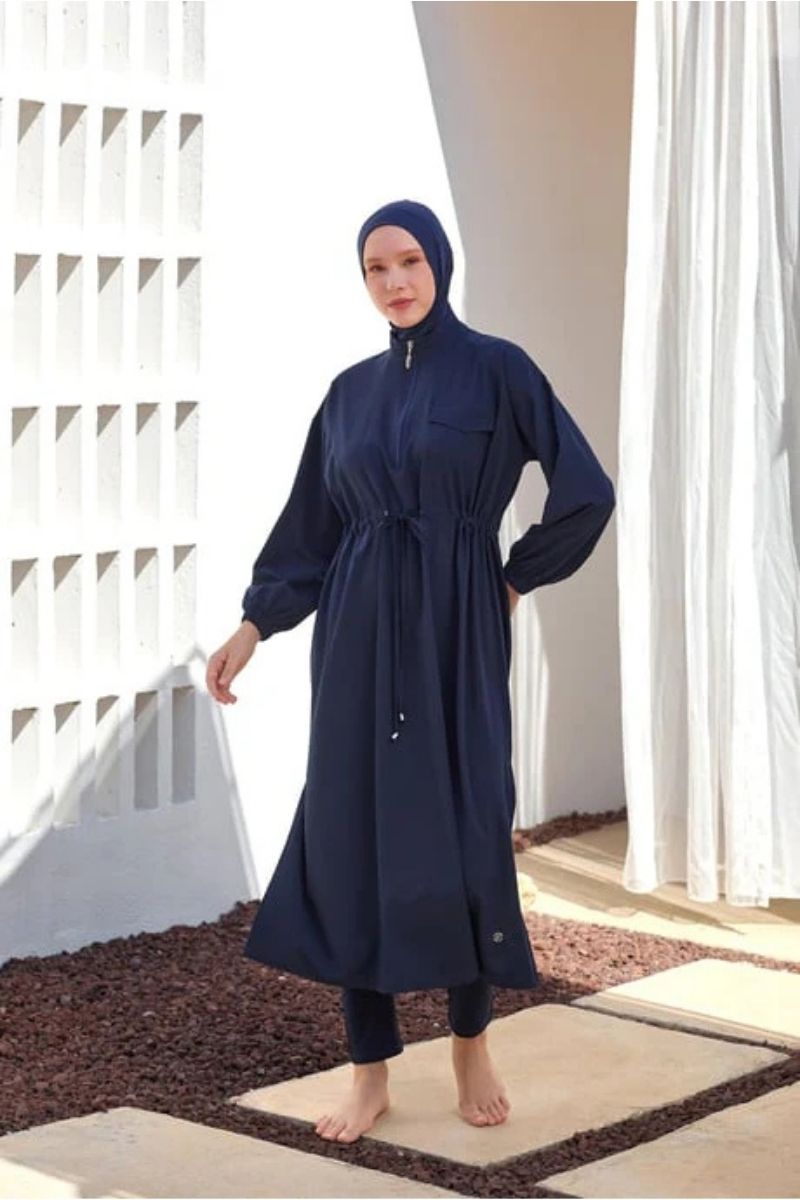 Adasea Burkini Swimsuit Voile