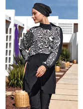 Adasea Burkini Swimsuit Voile