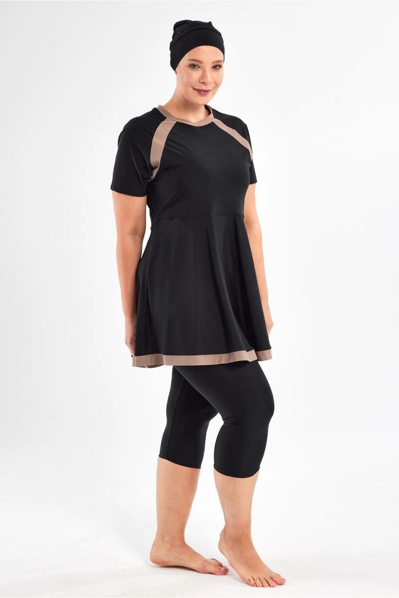 Adasea Burkini Swimsuit Voile