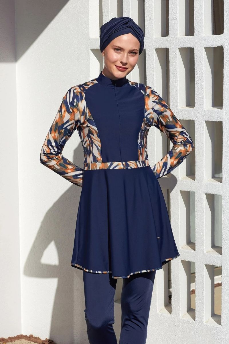 Adasea Burkini Swimsuit Voile