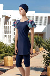 Adasea Burkini Swimsuit Voile