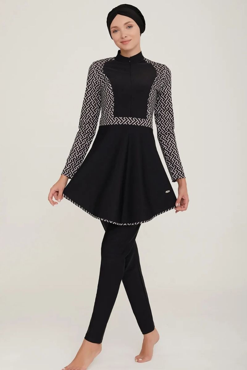 Adasea Burkini Swimsuit 4427 Voile