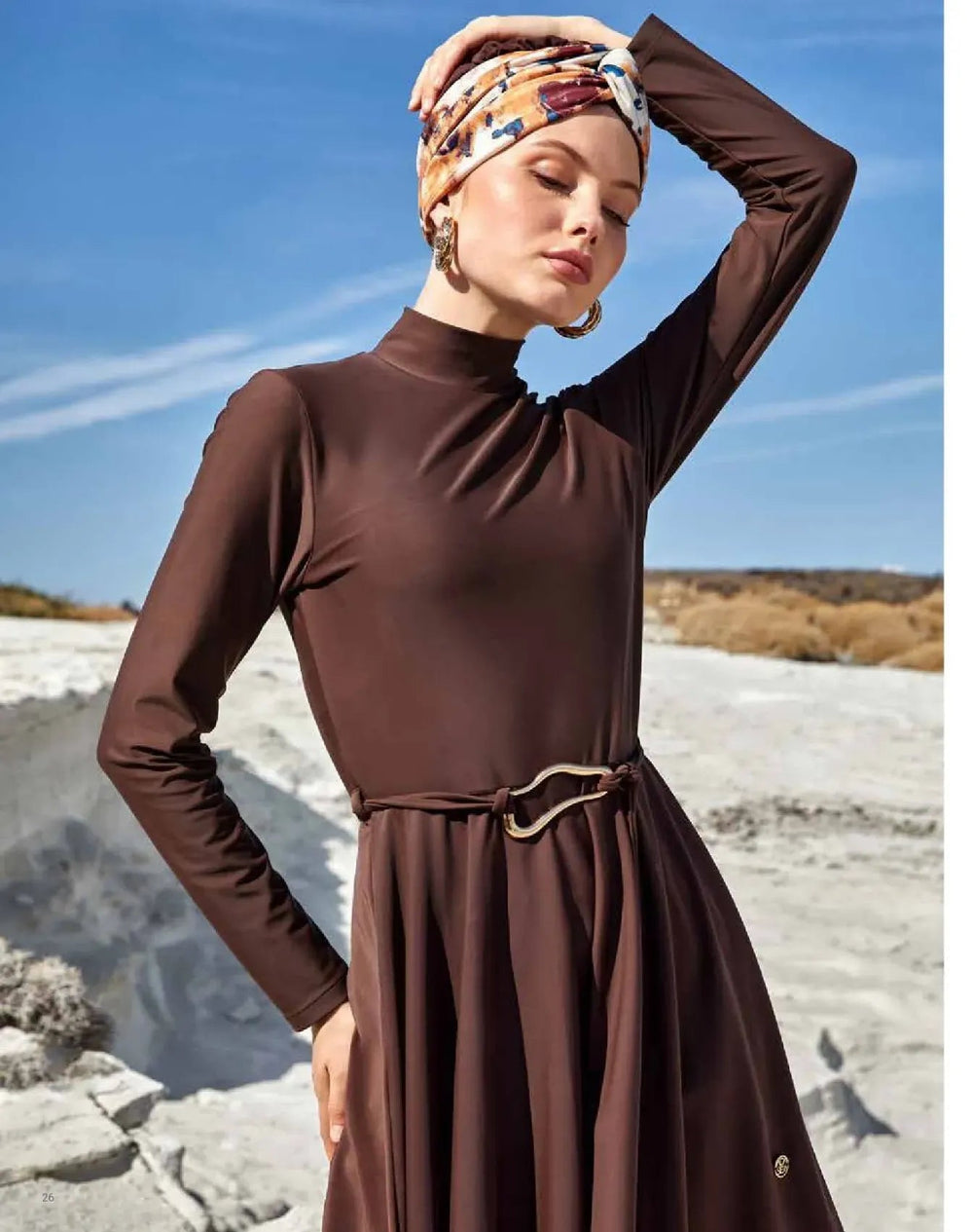 Adasea Burkini Swimsuit-1122 Voile