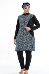 Maresiva Burkini Lycra Swimsuit 0595-B Voile